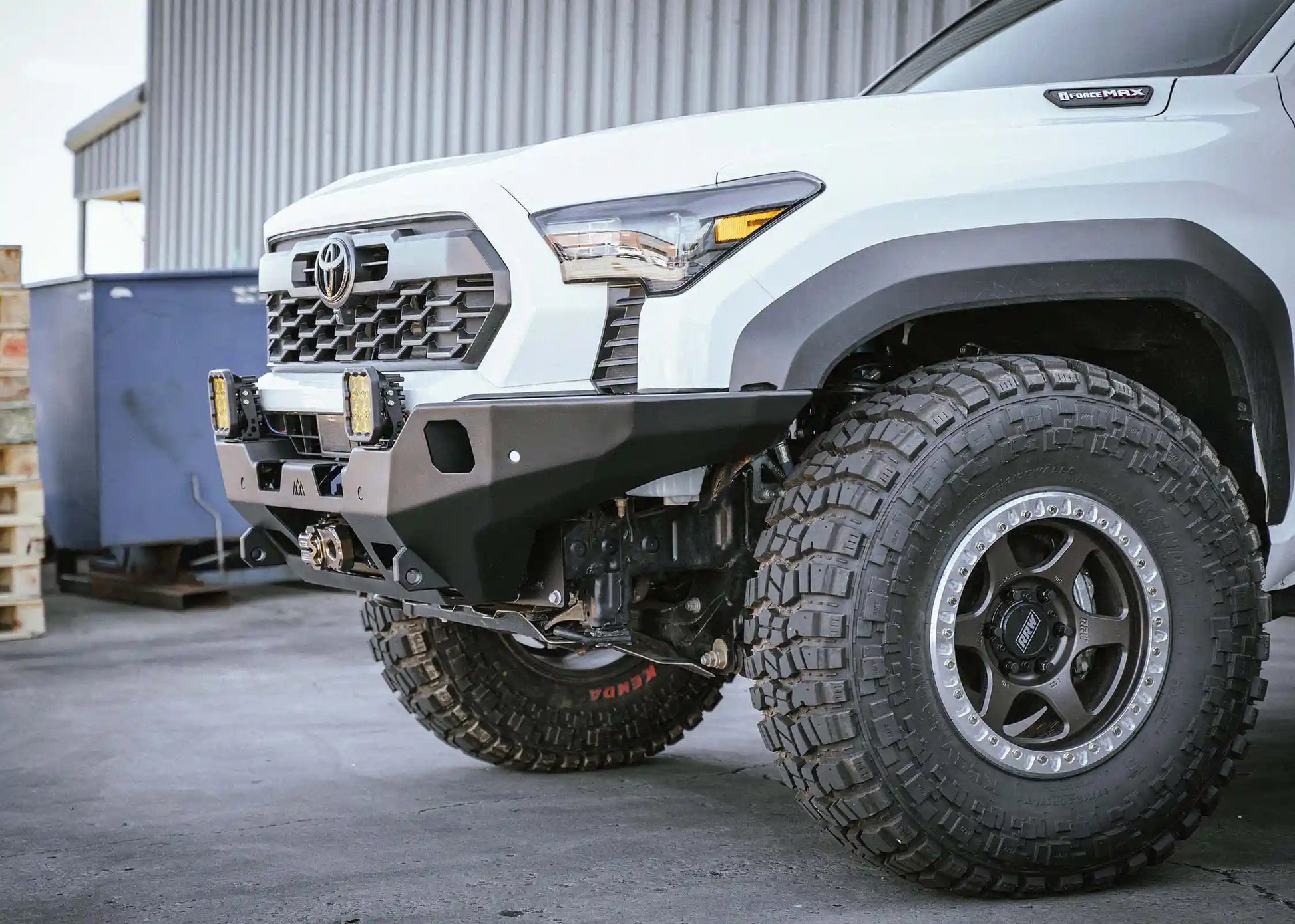 Hi-Lite Overland Toyota Tacoma Front Bumper 4th Gen (2024-2026) [No Bull Bar] - 4 Wheel Overland