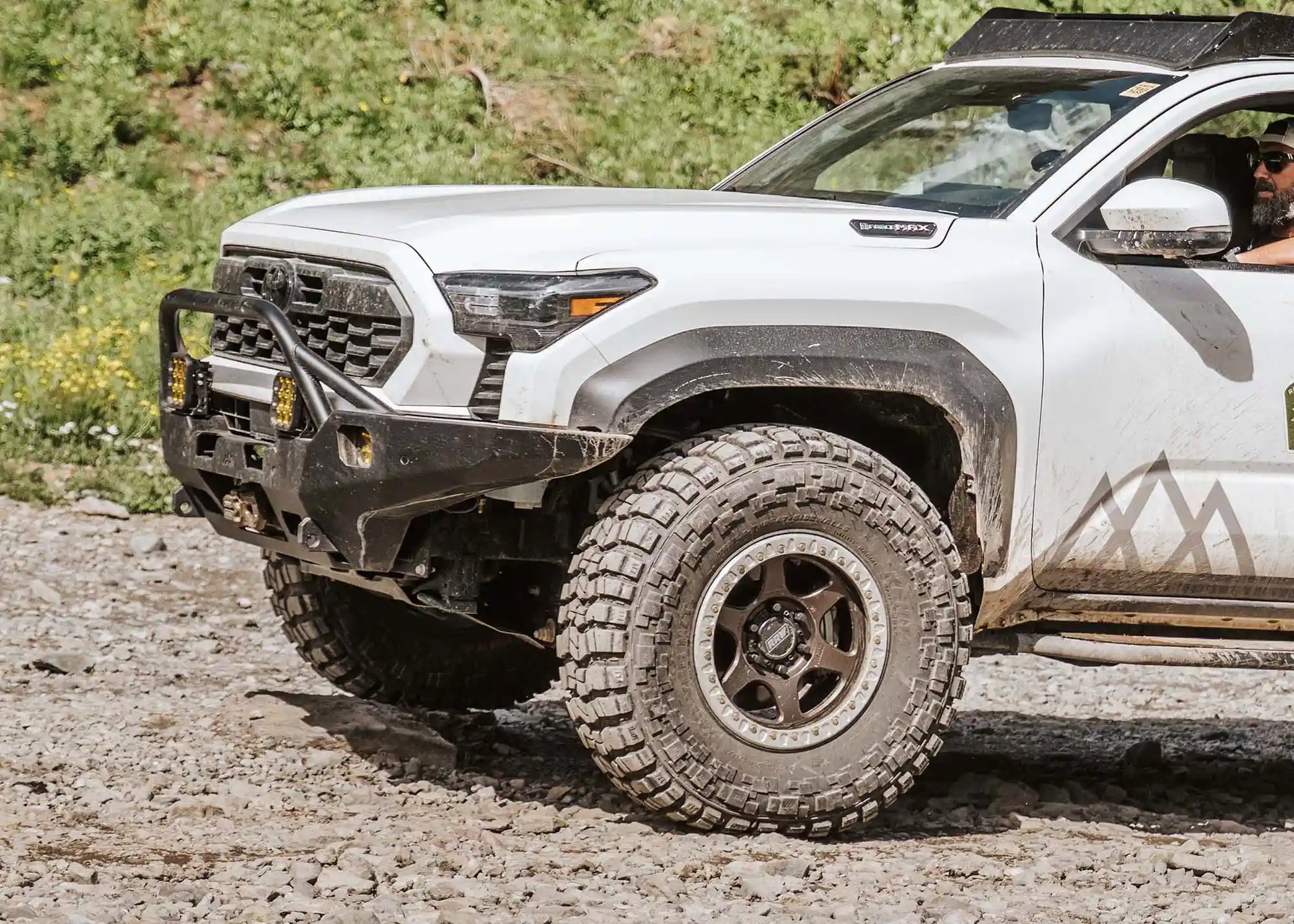Hi-Lite Overland Toyota Tacoma Front Bumper 4th Gen (2024-2026) [Prerunner Bull Bar] - 4 Wheel Overland