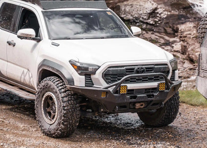 Hi-Lite Overland Toyota Tacoma Front Bumper 4th Gen (2024-2026) [Prerunner Bull Bar] - 4 Wheel Overland