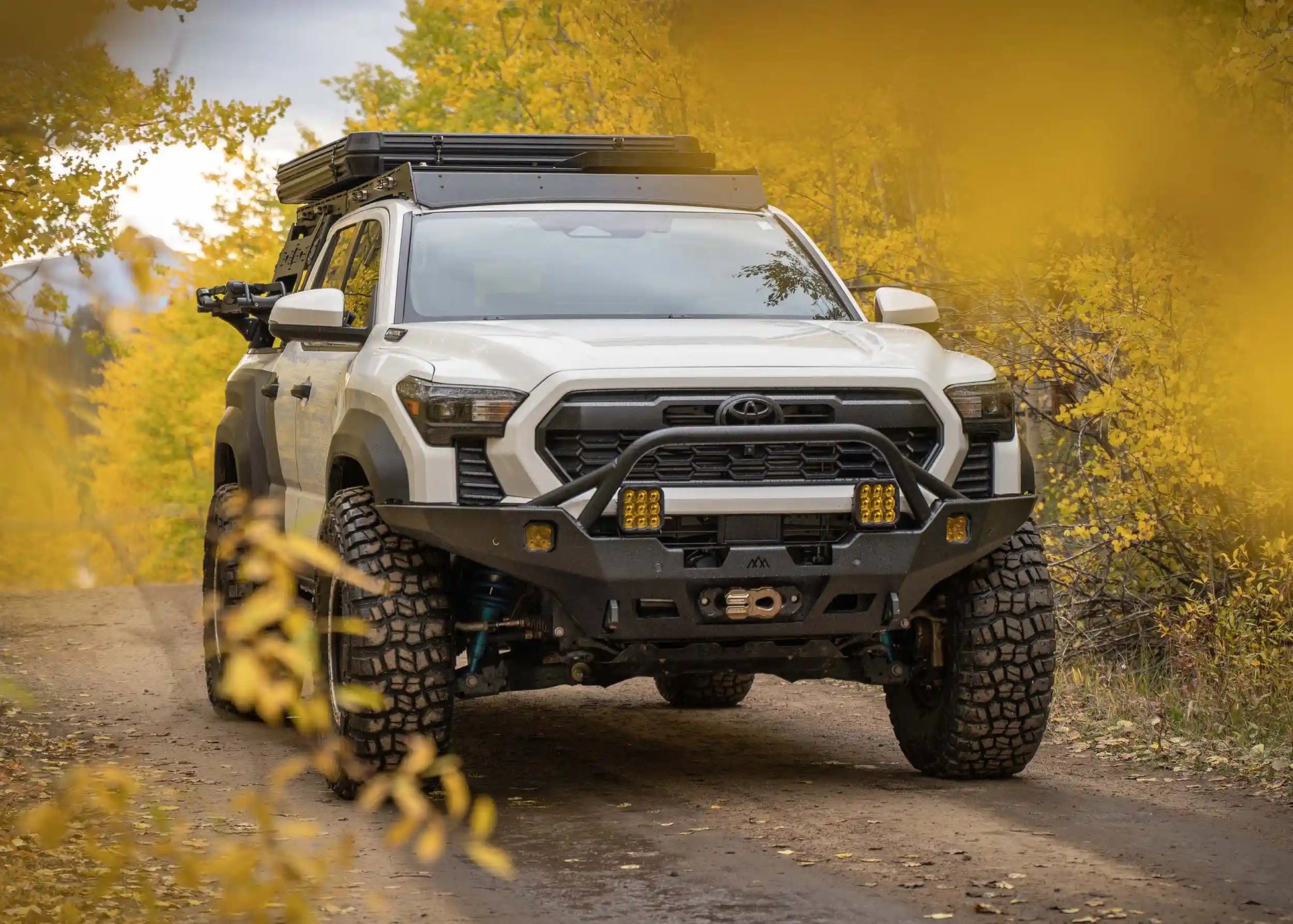 Hi-Lite Overland Toyota Tacoma Front Bumper 4th Gen (2024-2026) [Prerunner Bull Bar] - 4 Wheel Overland