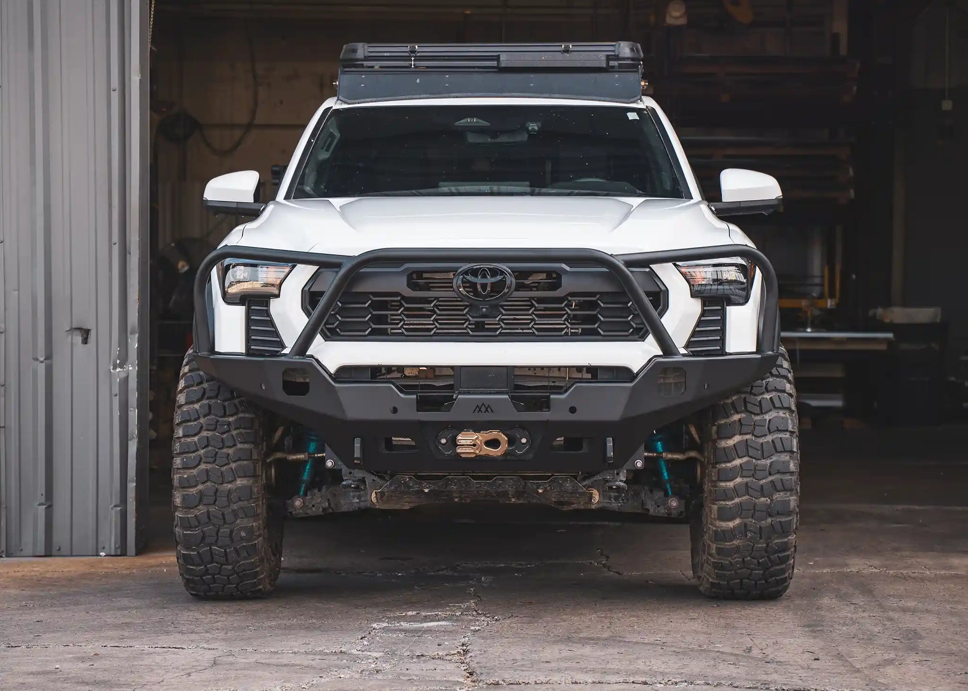 Hi-Lite Overland Toyota Tacoma Front Bumper 4th Gen (2024-2026) [Bull Bar] - 4 Wheel Overland