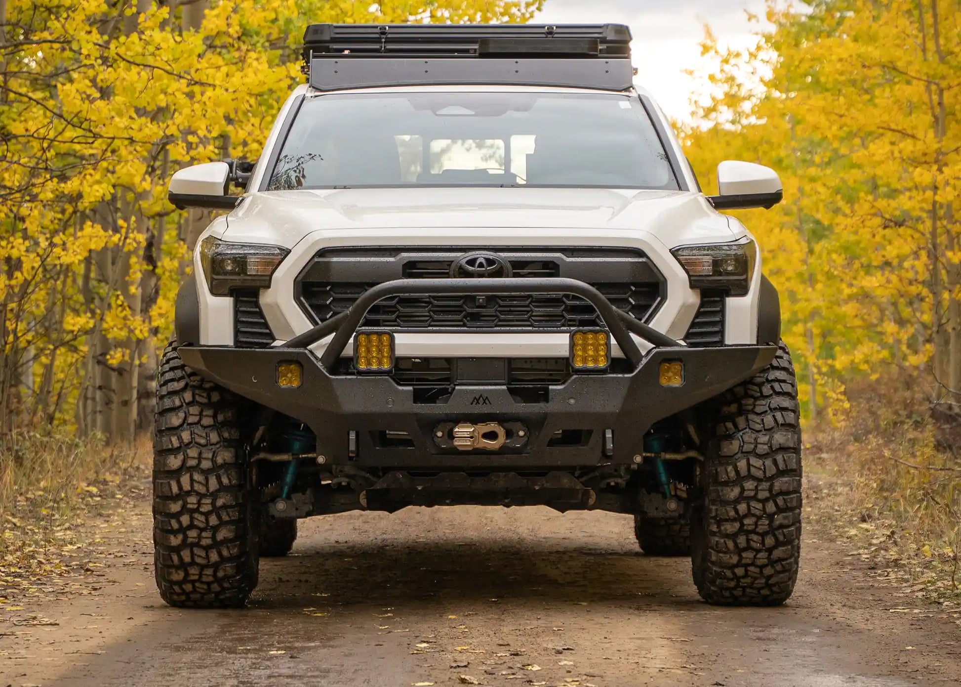 Hi-Lite Overland Toyota Tacoma Front Bumper 4th Gen (2024-2026) [Prerunner Bull Bar] - 4 Wheel Overland