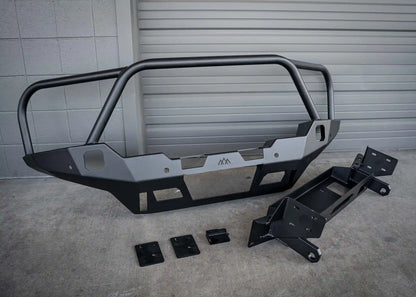 Hi-Lite Overland Toyota Tacoma Front Bumper 4th Gen (2024-2026) [Bull Bar] - 4 Wheel Overland
