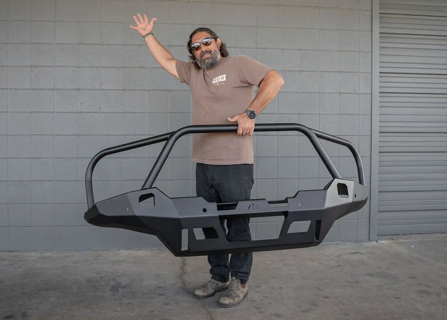 Hi-Lite Overland Toyota Tacoma Front Bumper 4th Gen (2024-2026) [Bull Bar] - 4 Wheel Overland