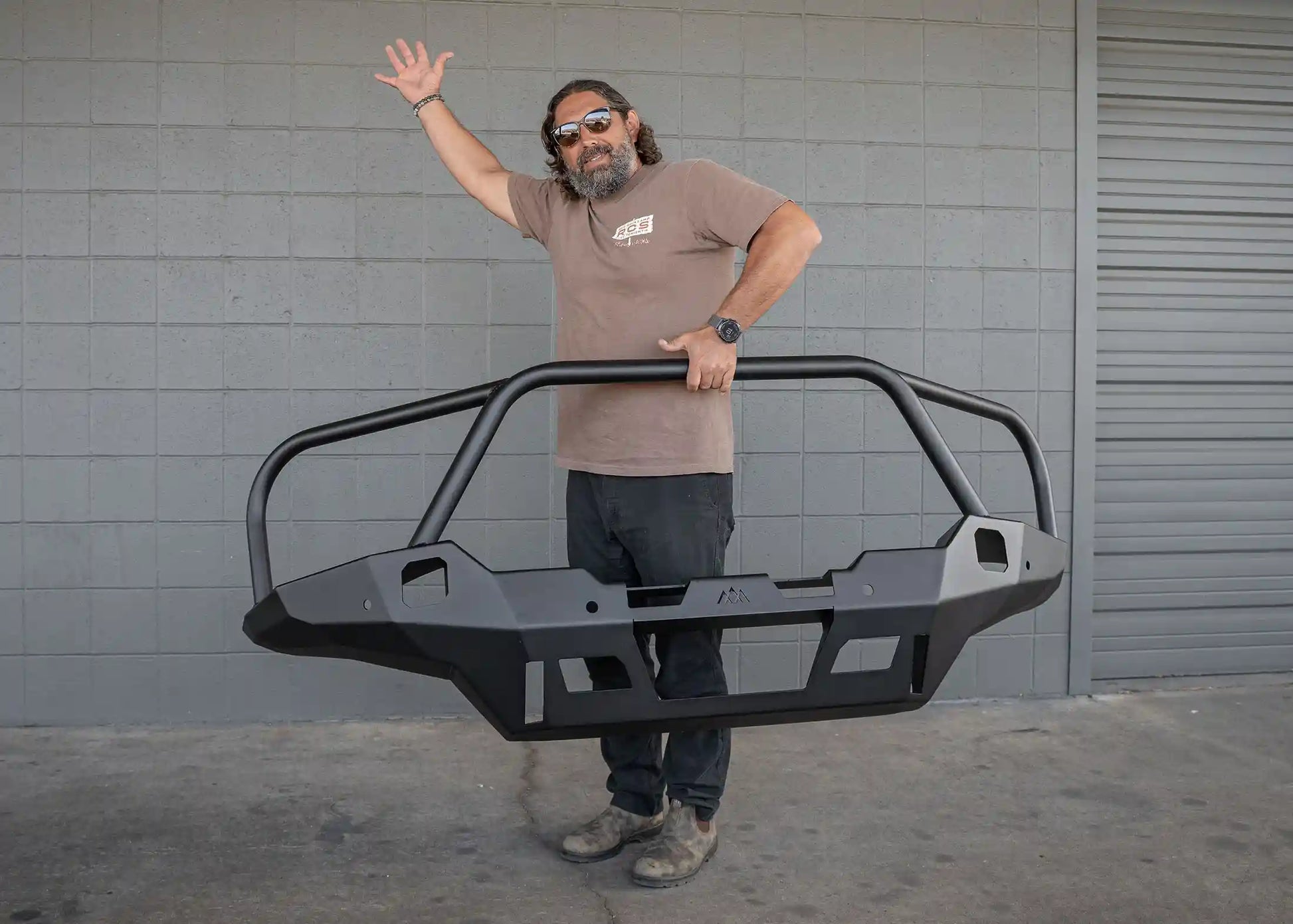 Hi-Lite Overland Toyota Tacoma Front Bumper 4th Gen (2024-2026) [Bull Bar] - 4 Wheel Overland
