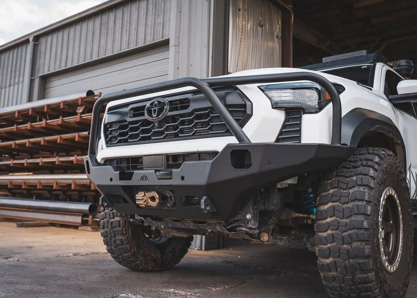 Hi-Lite Overland Toyota Tacoma Front Bumper 4th Gen (2024-2026) [Bull Bar] - 4 Wheel Overland