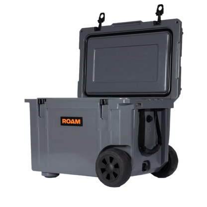 55QT Rolling Rugged Cooler - 4 Wheel Overland