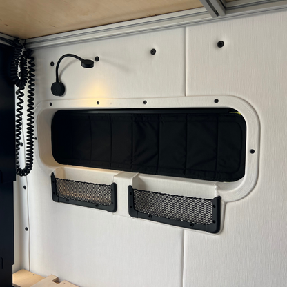Mercedes Sprinter 10x33 Bunk Window Trim Ring with Storage Cubbies - 4 Wheel Overland