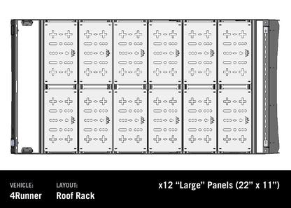 DRIFTR Toyota 5th Gen 4Runner Roof Rack (2010-2024) - 4 Wheel Overland