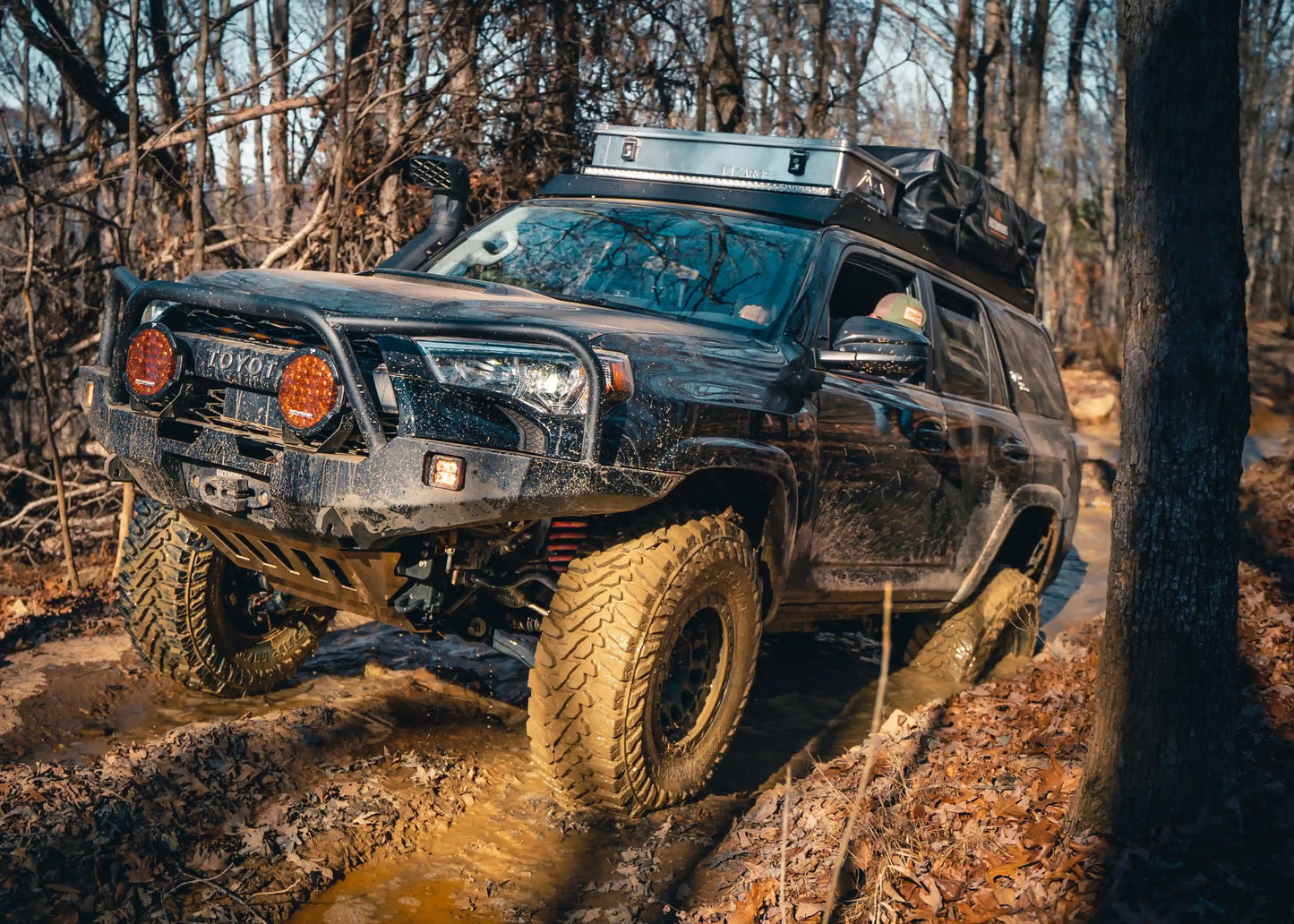 Hi-Lite Overland Toyota 4Runner Front Bumper 5th Gen (2010-2024) [Bull Bar] - 4 Wheel Overland