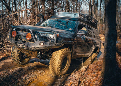 Hi-Lite Overland Toyota 4Runner Front Bumper 5th Gen (2010-2024) [Bull Bar] - 4 Wheel Overland