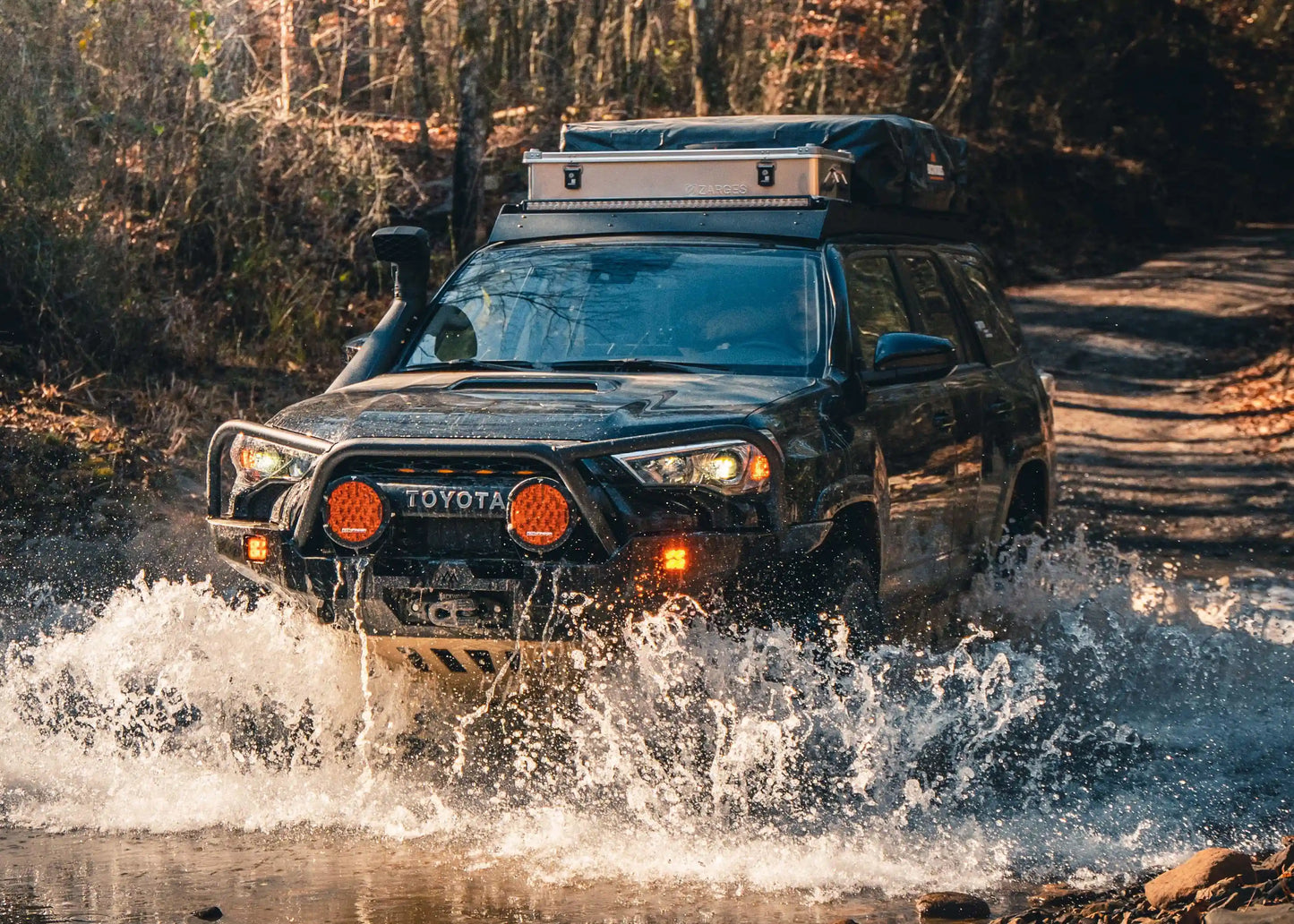 Hi-Lite Overland Toyota 4Runner Front Bumper 5th Gen (2010-2024) [Bull Bar] - 4 Wheel Overland