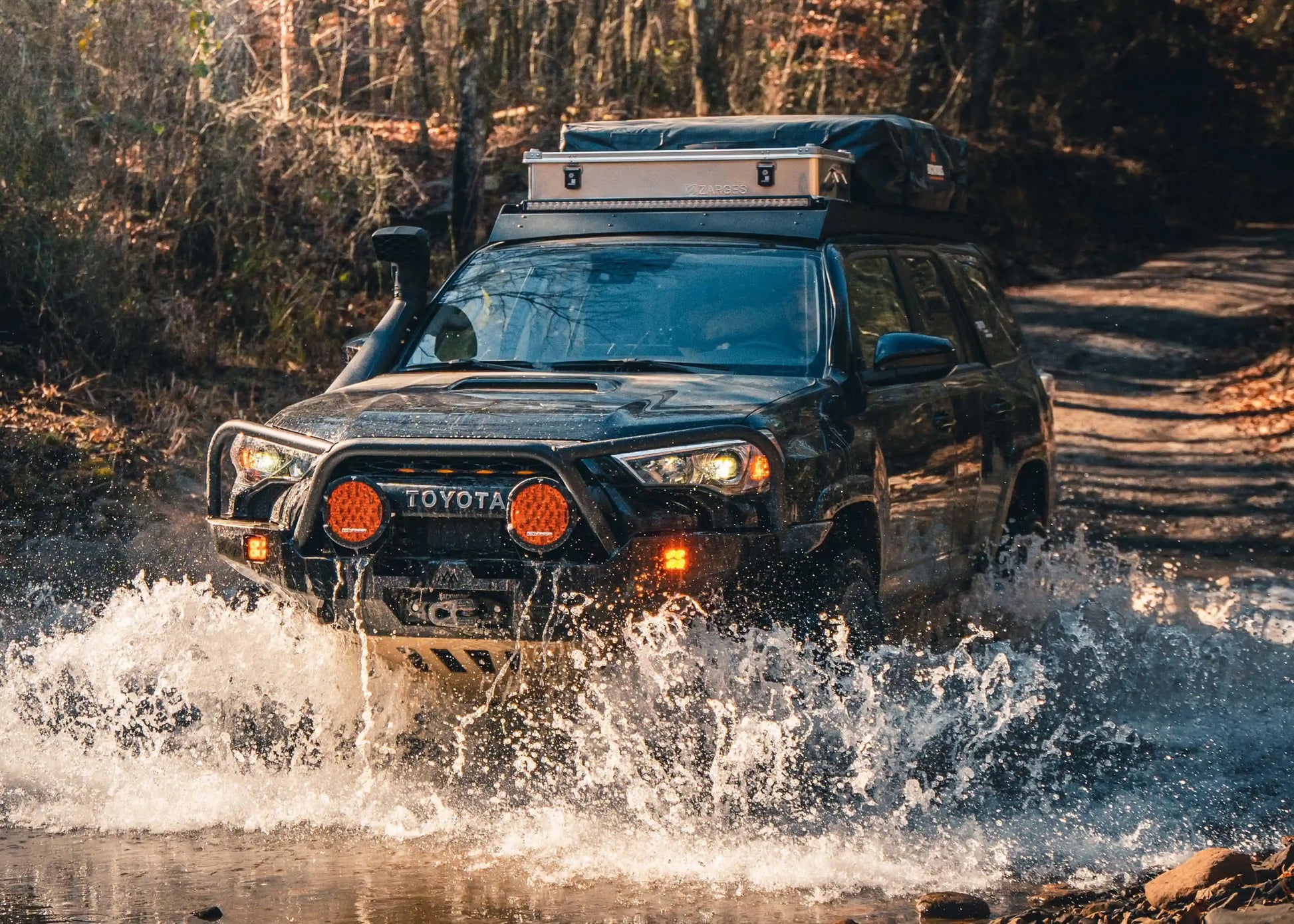 Hi-Lite Overland Toyota 4Runner Front Bumper 5th Gen (2010-2024) [Bull Bar] - 4 Wheel Overland
