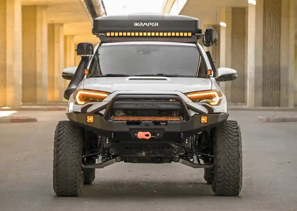 Hi-Lite Overland Toyota 4Runner Front Bumper 5th Gen (2010-2024) [PreRunner Bull Bar]