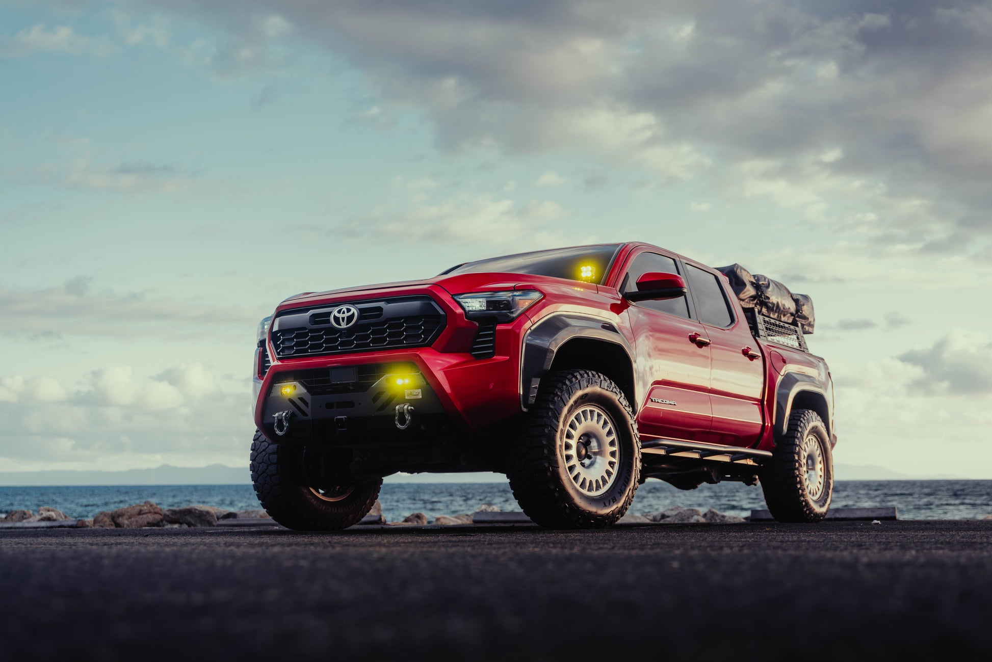 CAtuned Toyota Tacoma Rock Sliders - 4 Wheel Overland