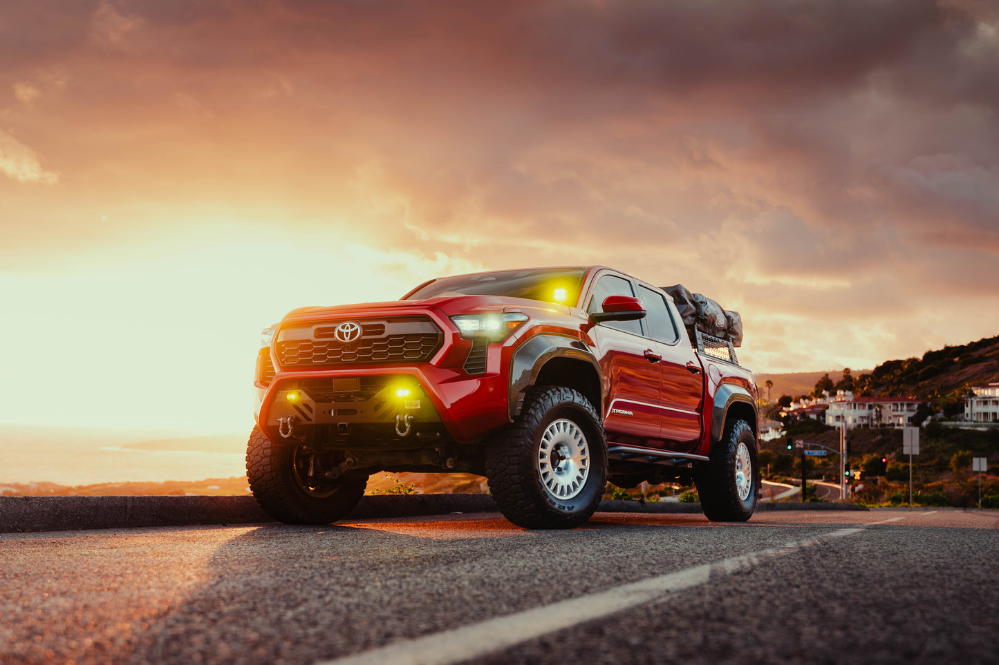 CAtuned Toyota Tacoma Rock Sliders - 4 Wheel Overland