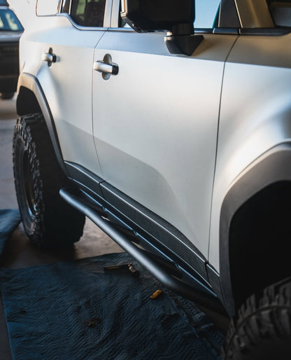 CAtuned Toyota Land Cruiser Rock Sliders - 4 Wheel Overland