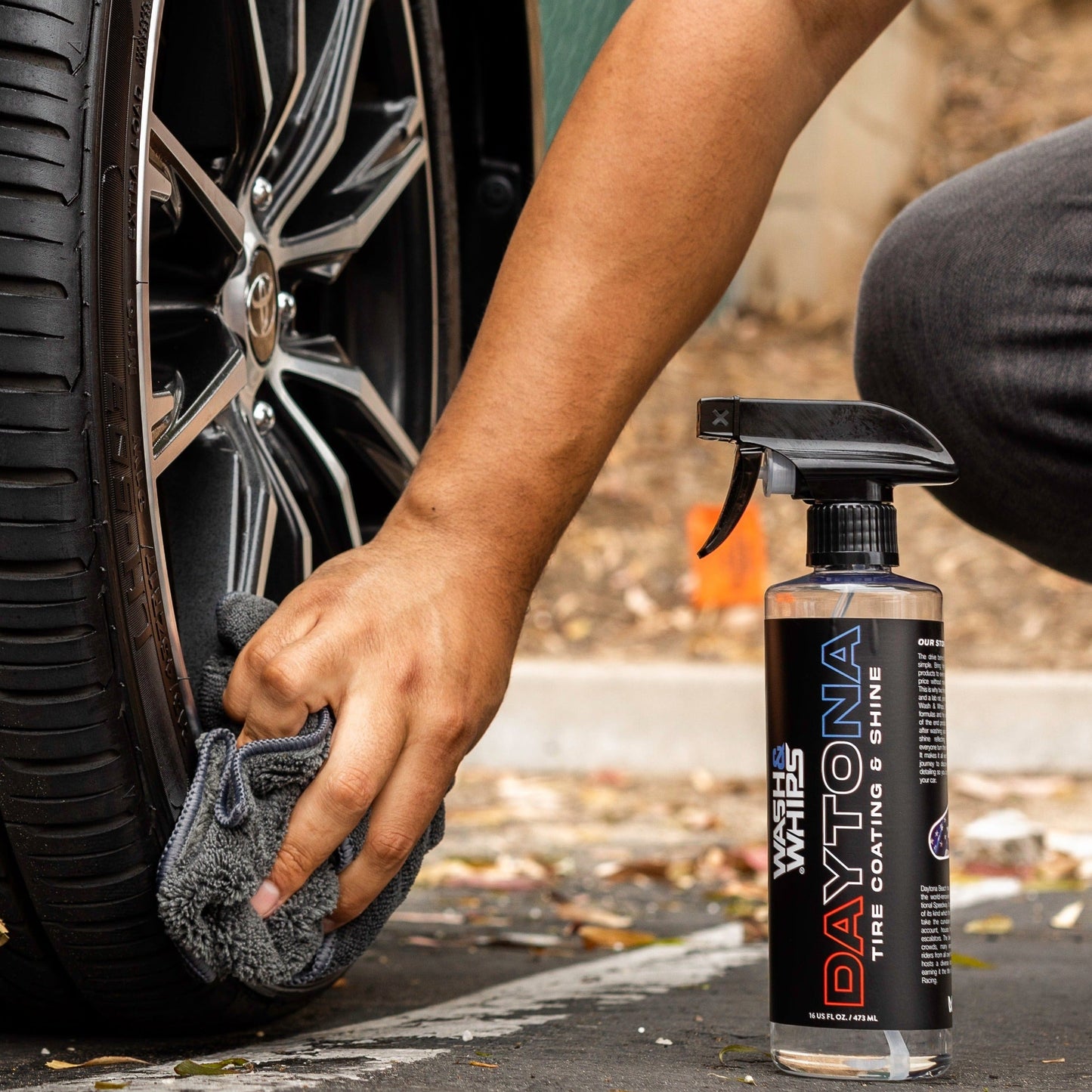 WASH&WHIPS Daytona Tire Coating & Shine - 4 Wheel Overland
