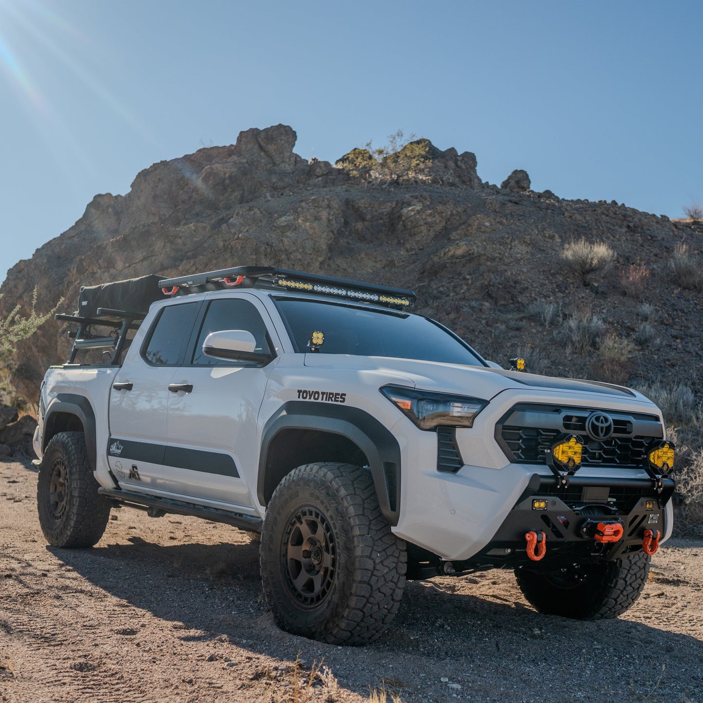 CAtuned Toyota Tacoma Rock Sliders - 4 Wheel Overland