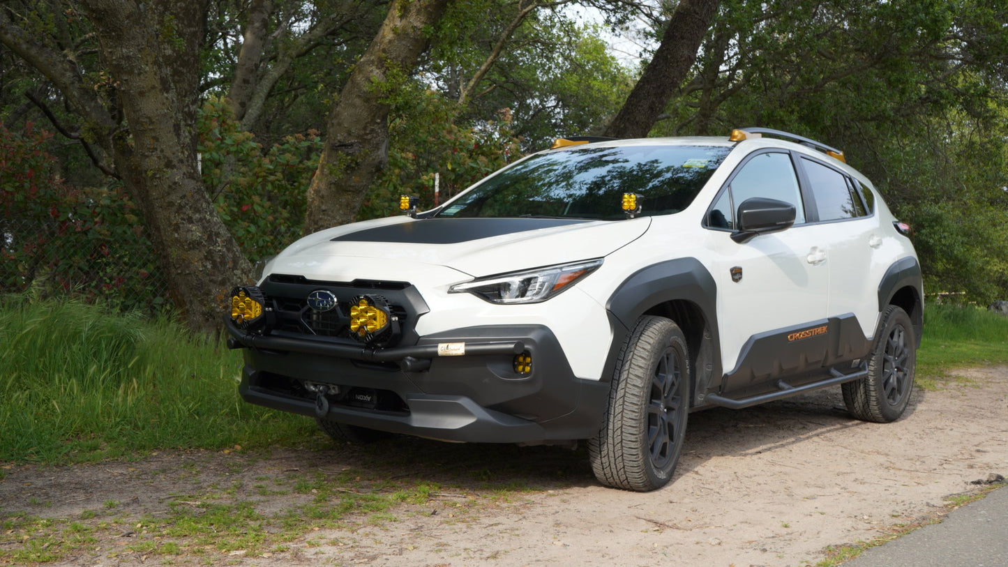 CAtuned Off-Road 2024+ Subaru Crosstrek Rock Sliders - 4 Wheel Overland