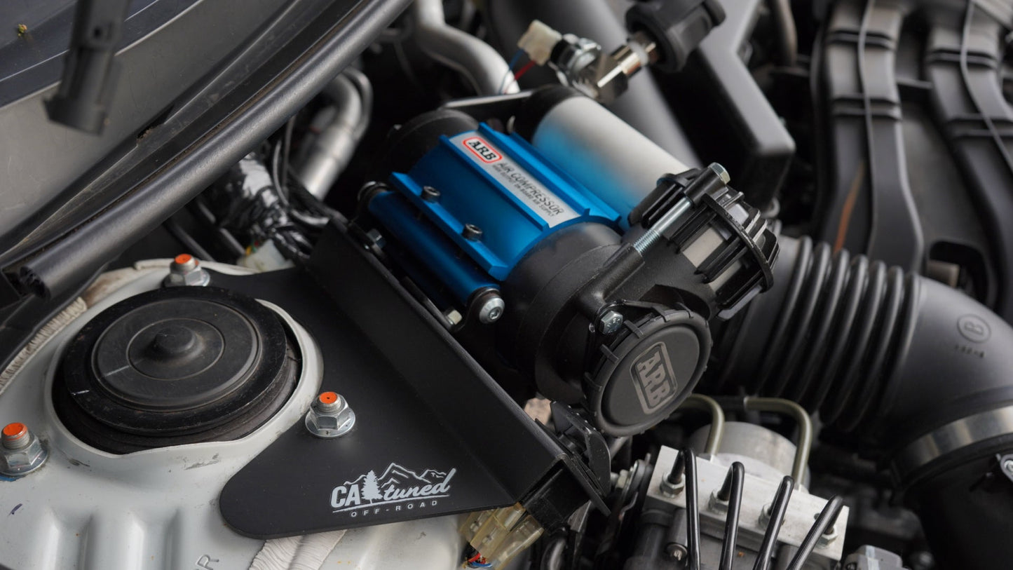 CAtuned Off-Road ARB Compact Air Compressor with Mount and Air Fitting Kit for Subaru Crosstrek - 4 Wheel Overland