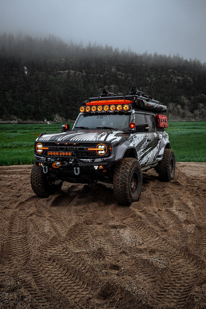 KC light bar mount - 4 Wheel Overland