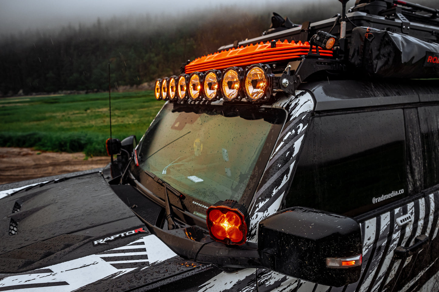 KC light bar mount - 4 Wheel Overland
