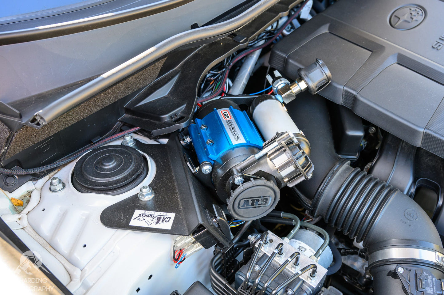 CAtuned Off-Road 2026 Subaru Forester ARB Compact Air Compressor with Mount and Air Fitting Kit - 4 Wheel Overland