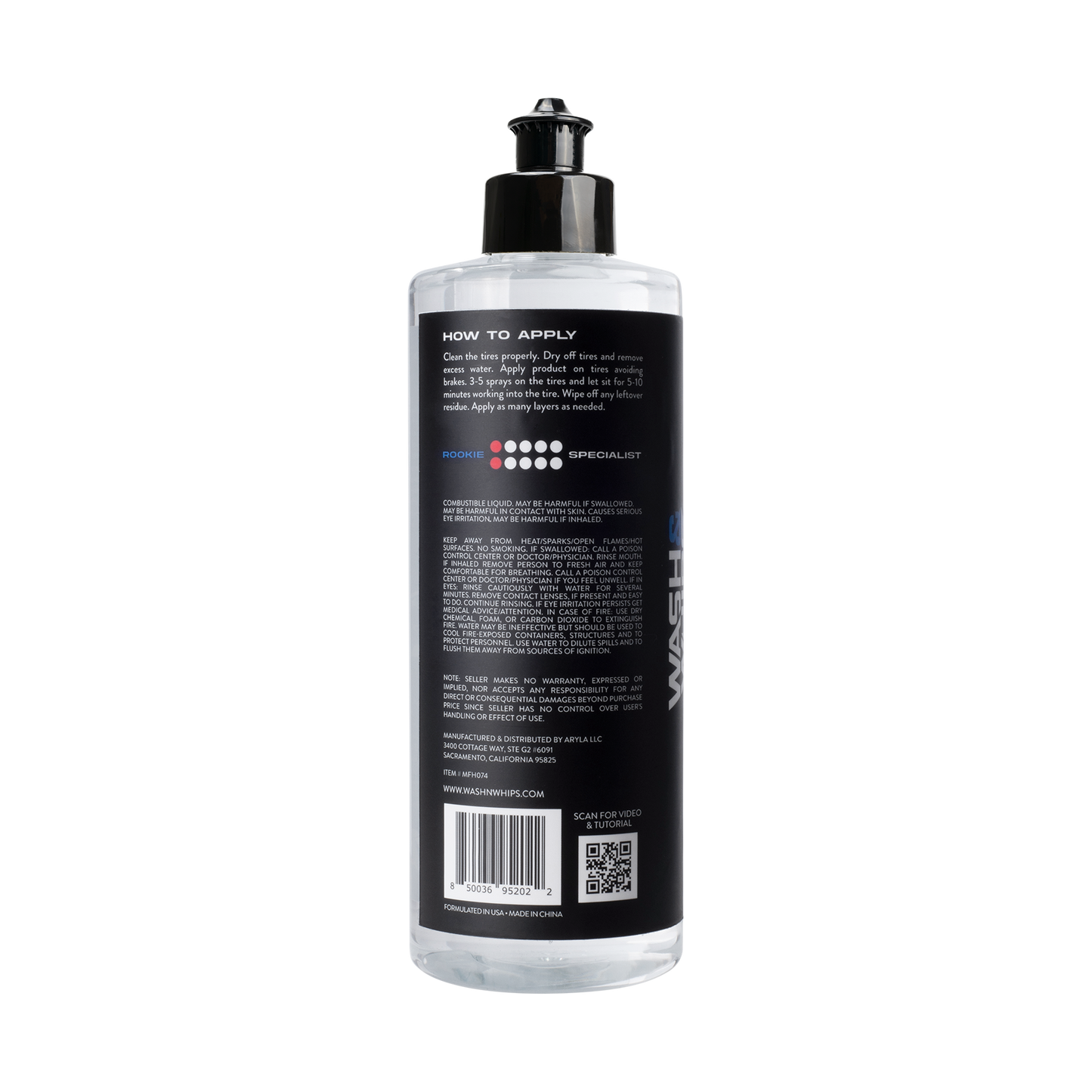 WASH&WHIPS Daytona Tire Coating & Shine - 4 Wheel Overland