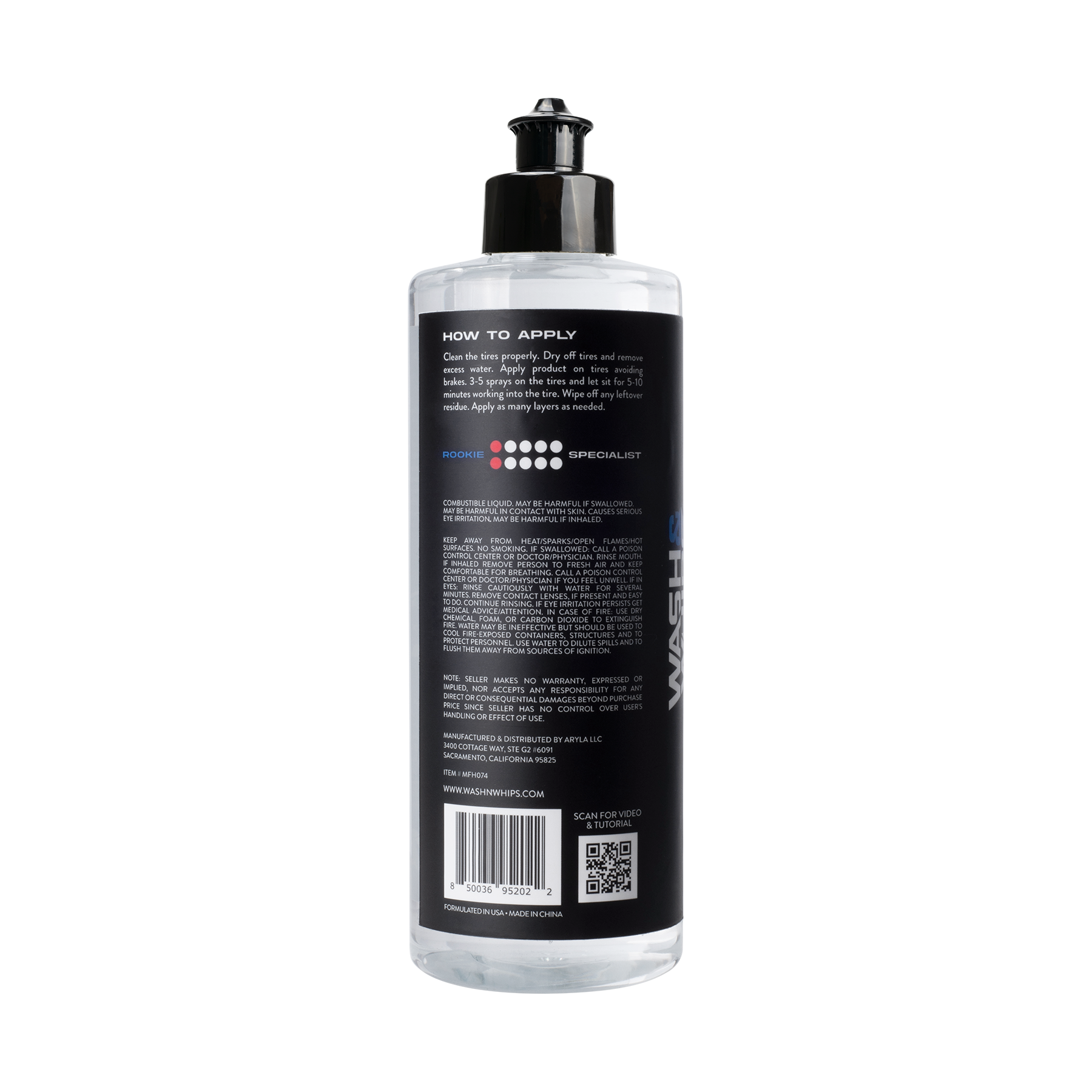 WASH&WHIPS Daytona Tire Coating & Shine - 4 Wheel Overland