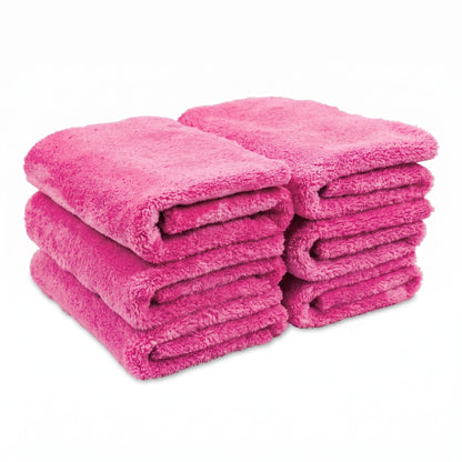 WASH&WHIPS Edgeless Microfiber Coral Fleece with Ultrasonic Edge 3 Pack - 4 Wheel Overland