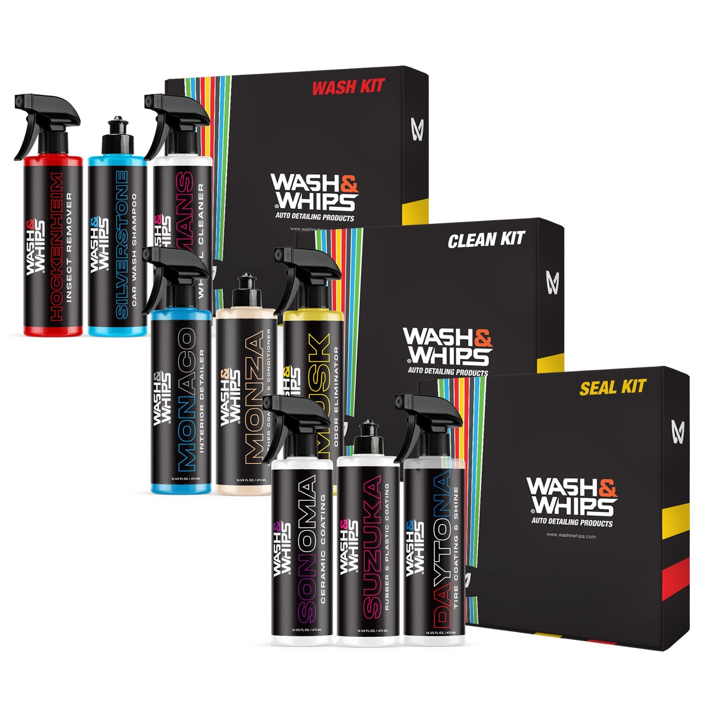 WASH&WHIPS 3-Step Car Care System - 4 Wheel Overland