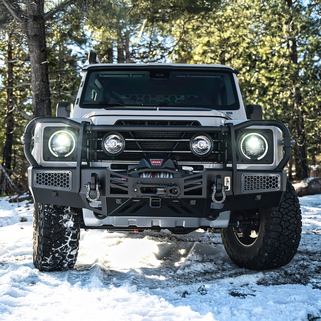CAtuned Off-Road Ineos Grenadier Bull Bar Front Bumper Addition - 4 Wheel Overland
