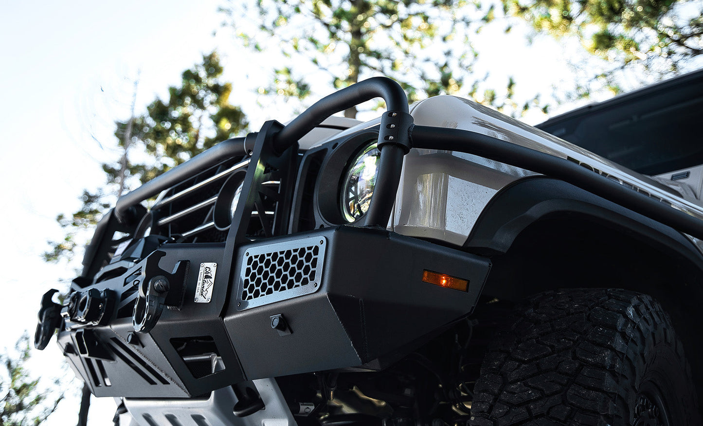 CAtuned Off-Road Ineos Grenadier Bull Bar Front Bumper Addition - 4 Wheel Overland