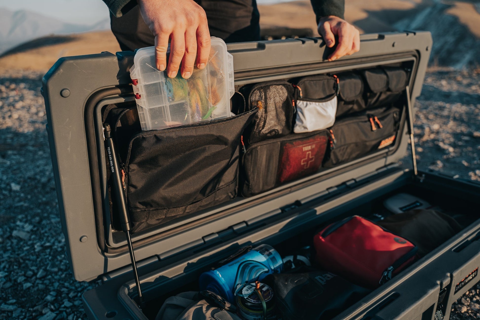 95L Lid Organizer - 4 Wheel Overland