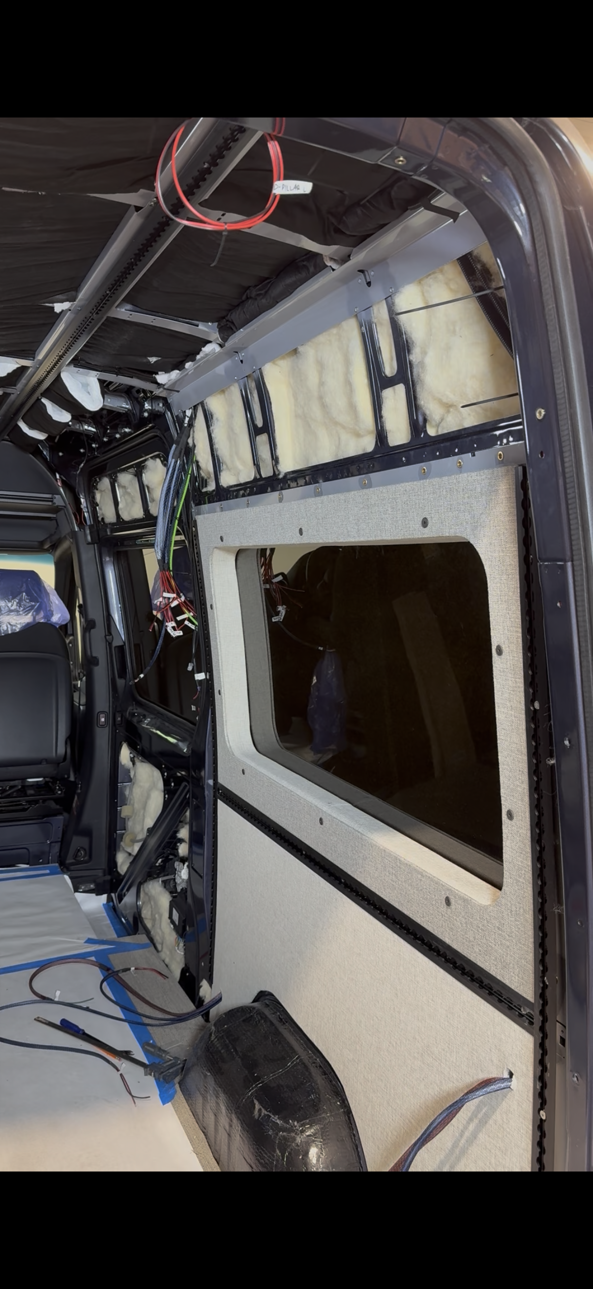 Sprinter 144 Innie Pocket Sleeper Pair (Rear Quarter Window Trim Rings) - 4 Wheel Overland