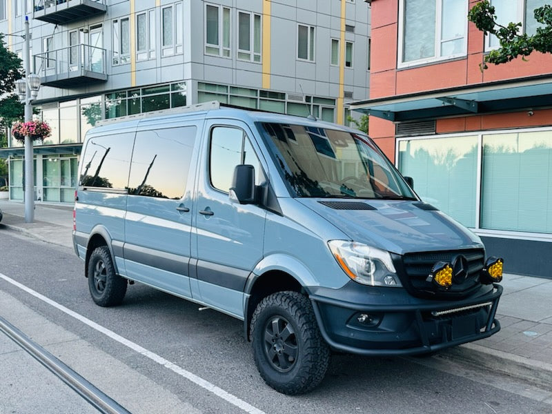 SPRINTER 144" LOW ROOF STEALTH ROOF RACK - 4 Wheel Overland