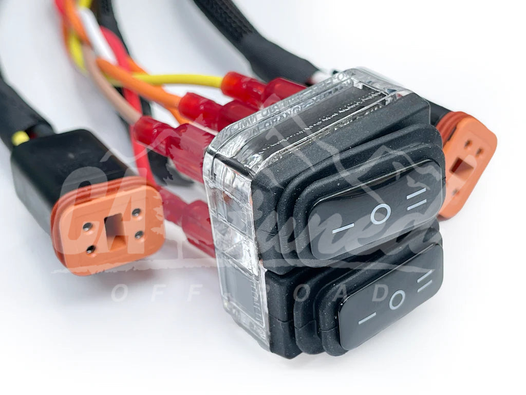 CAtuned Off-Road Light Harness for Baja Designs Lights for 2019+ Mercedes-Benz Sprinter - 4 Wheel Overland