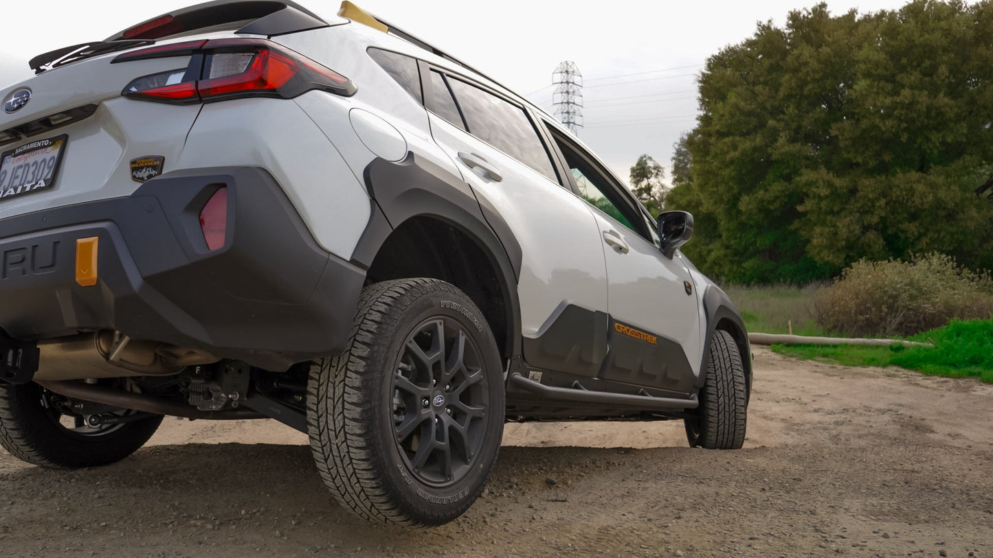CAtuned Off-Road 2024+ Subaru Crosstrek Rock Sliders - 4 Wheel Overland