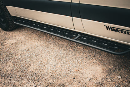 CAtuned Off-Road Mercedes Sprinter Side Steps - 4 Wheel Overland