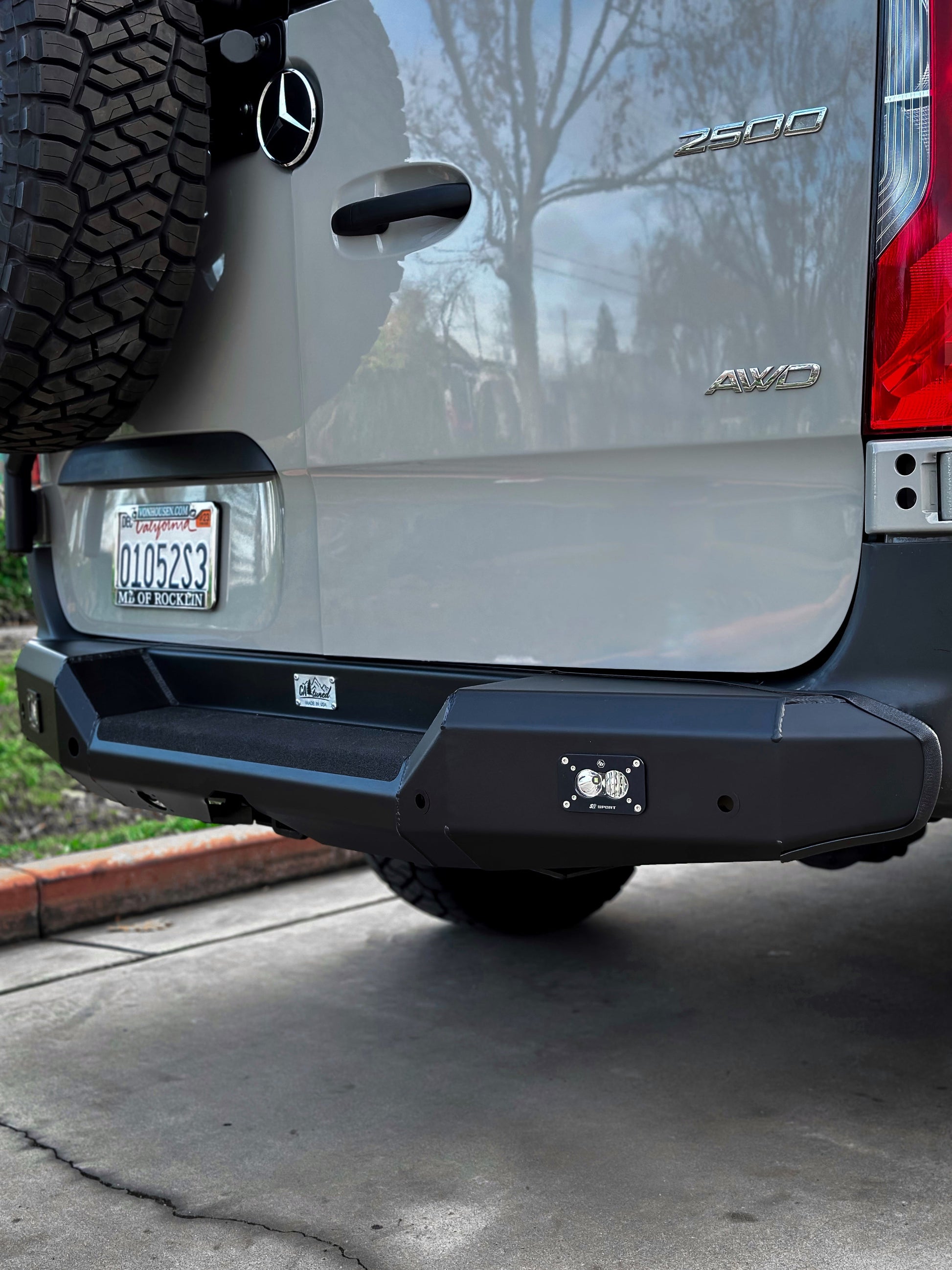 CAtuned Off-Road 2019-2024+ Sprinter Rear Bumper - 4 Wheel Overland