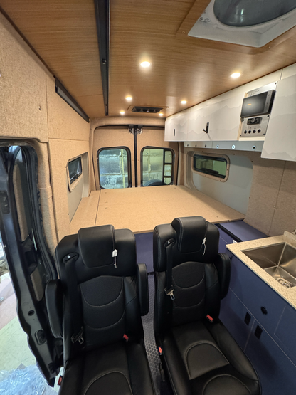 Ford Transit Innie Sleeper: Passenger-Side - 4 Wheel Overland