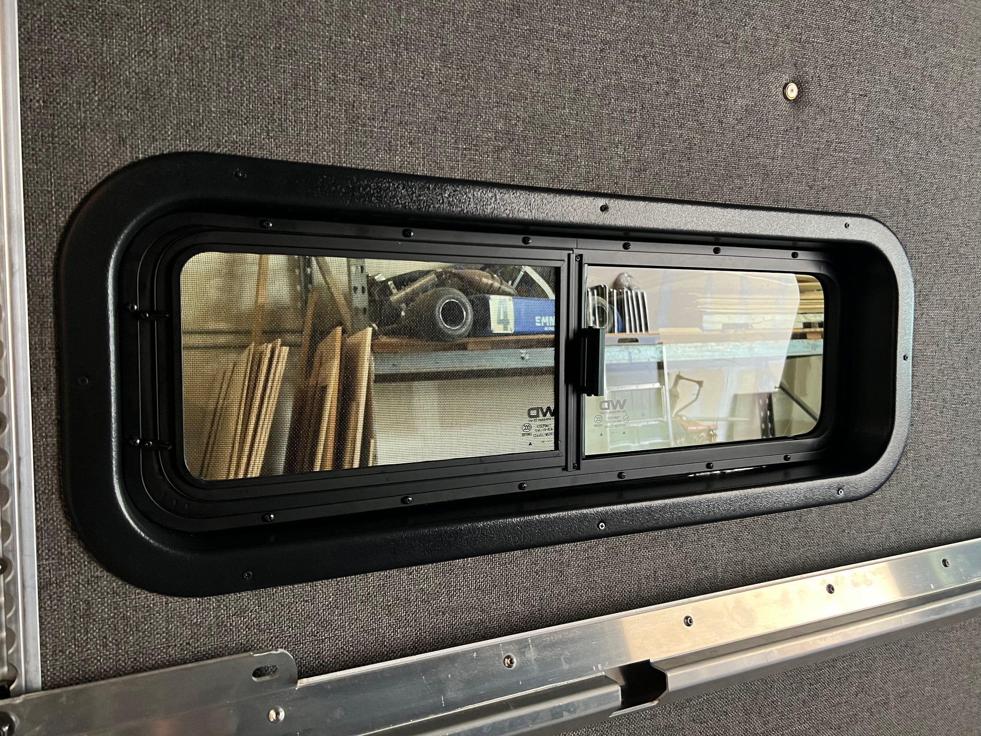 Mercedes Sprinter Rear Half-Slider Window Trim Ring - 4 Wheel Overland