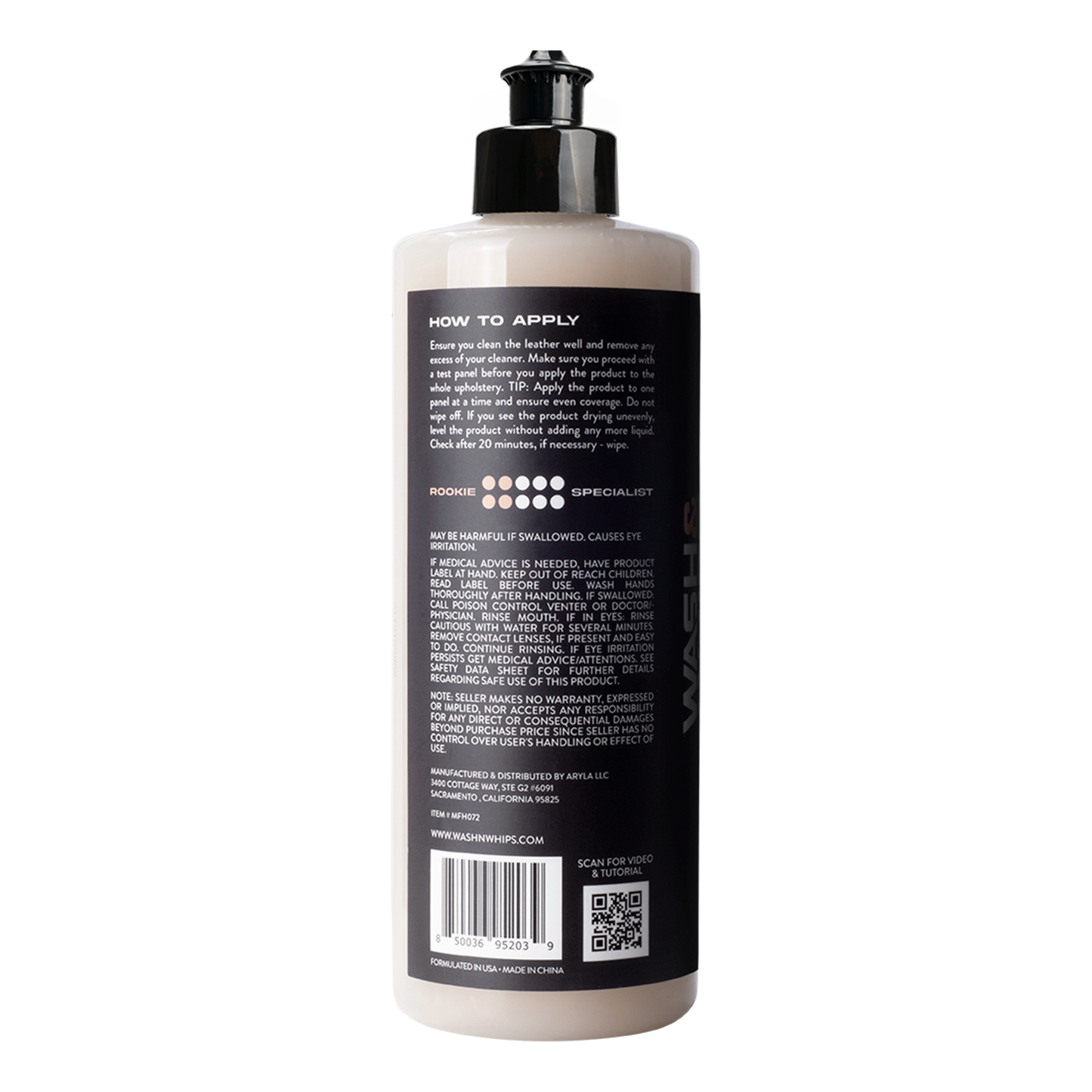 WASH&WHIPS Monza Leather Coating & Conditioner - 4 Wheel Overland