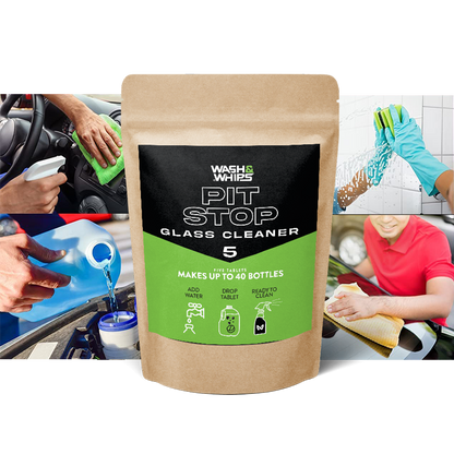 WASH&WHIPS Pit Stop Glass Cleaner / All Surface Cleaner Refill Tablets (Makes 5 Gallons) - 4 Wheel Overland