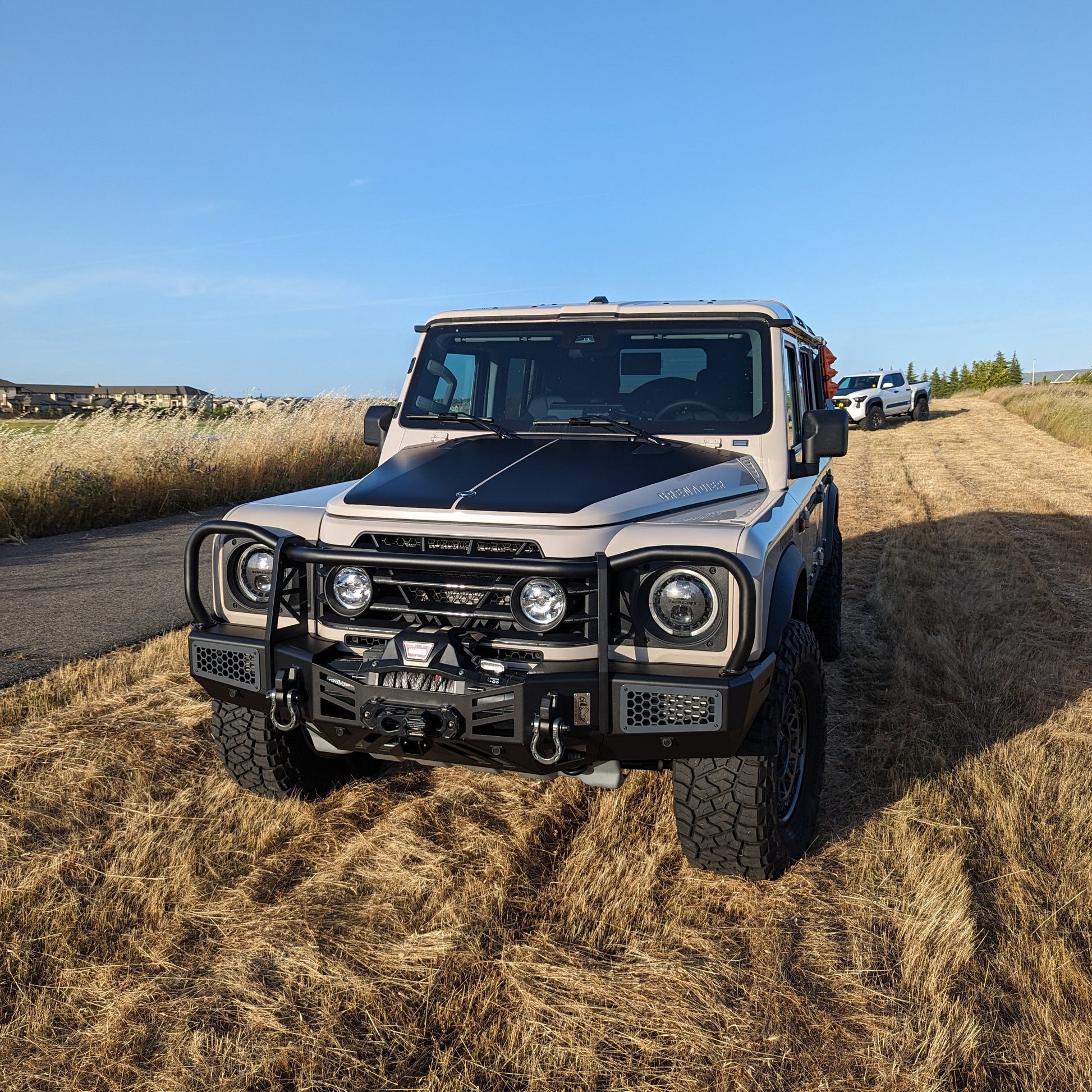 CAtuned Off-Road Ineos Grenadier Bull Bar Front Bumper Addition - 4 Wheel Overland