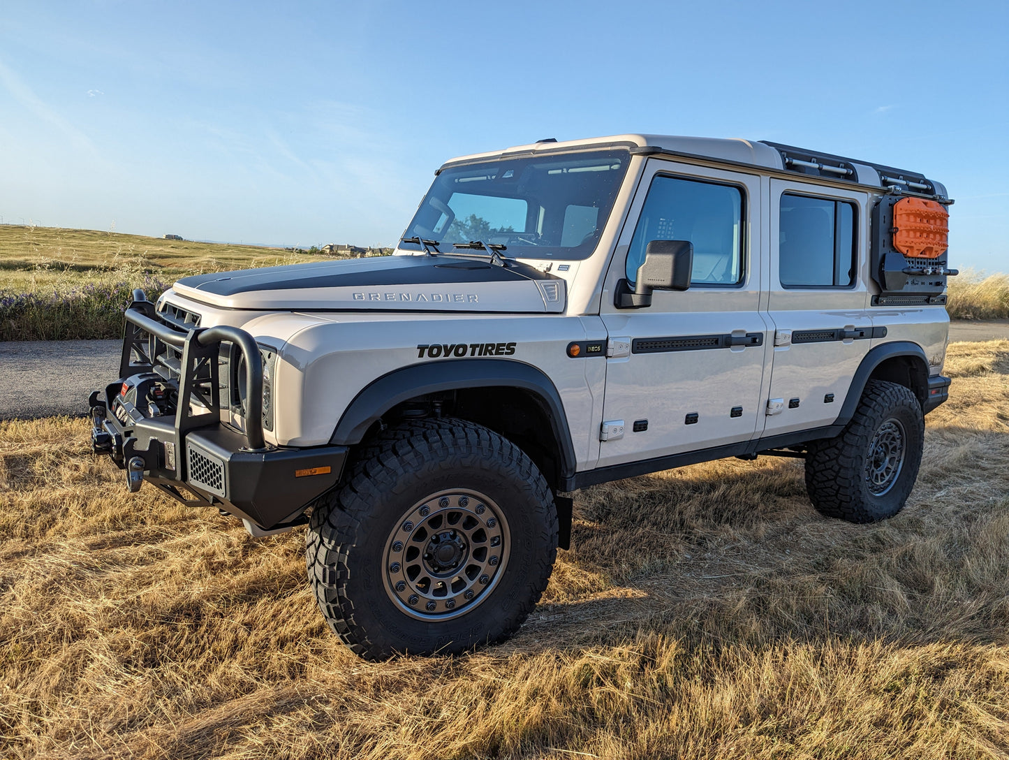 CAtuned Off-Road Ineos Grenadier Bull Bar Front Bumper Addition - 4 Wheel Overland
