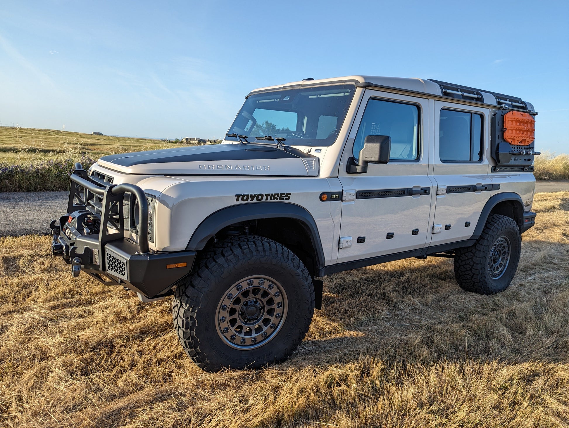 CAtuned Off-Road Ineos Grenadier Bull Bar Front Bumper Addition - 4 Wheel Overland