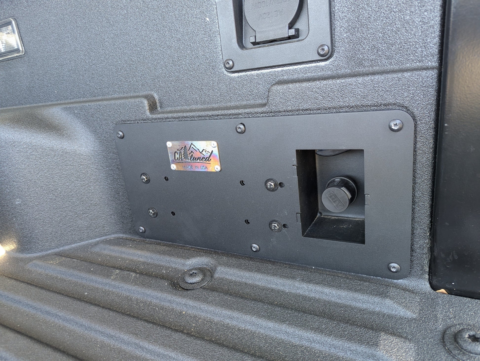 CAtuned Off-Road ARB Twin Air Compressor Rear Bed Mount for Toyota Tacoma - 4 Wheel Overland