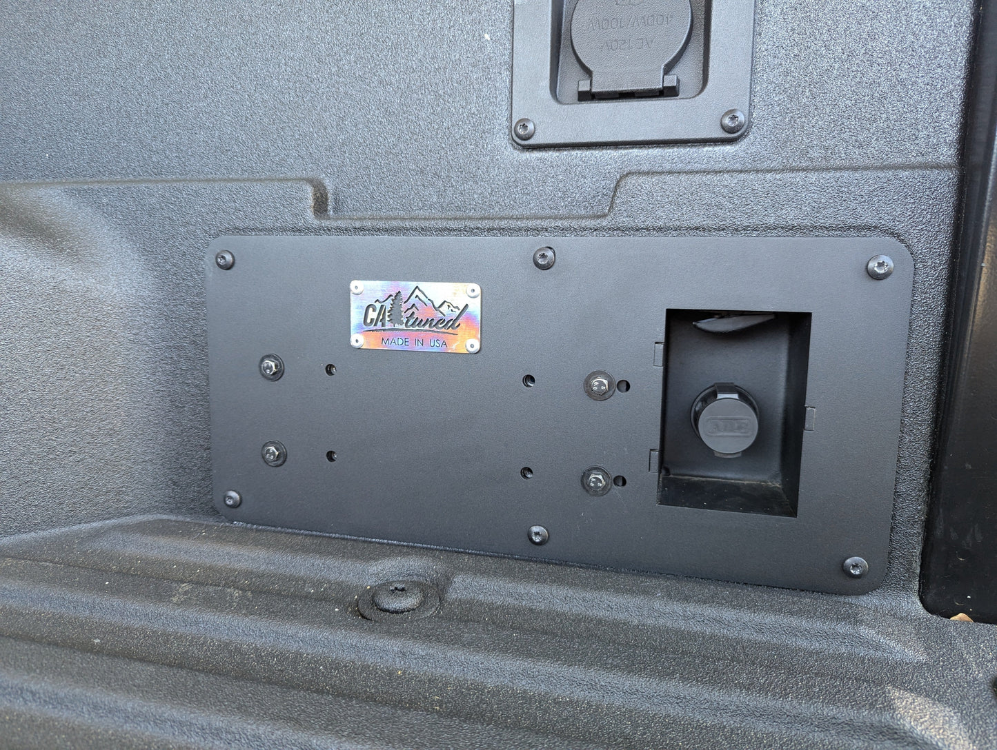 CAtuned Off-Road ARB Twin Air Compressor Rear Bed Mount for Toyota Tacoma - 4 Wheel Overland